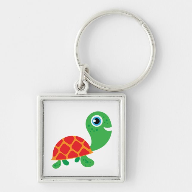 Awesome Turtle Key Ring (Front)