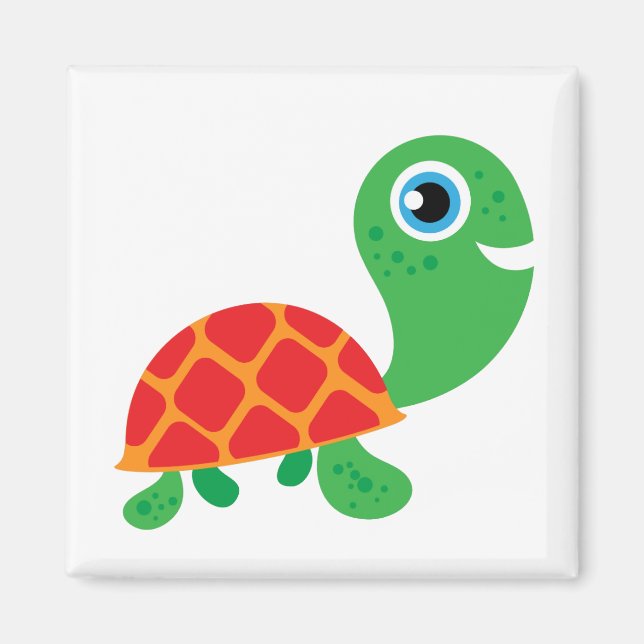 Awesome Turtle Magnet (Front)