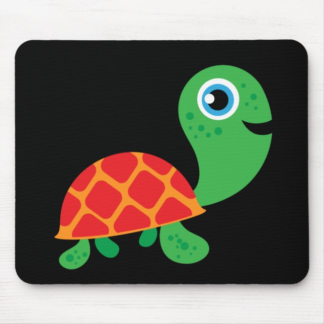 Awesome Turtle Mouse Mat (Front)