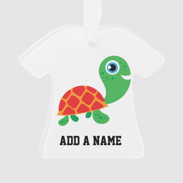 Awesome Turtle Ornament (Front)