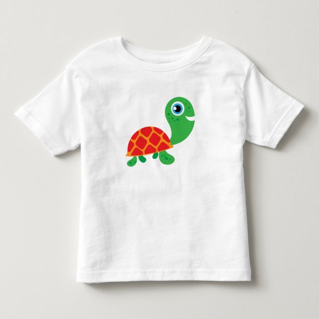 Awesome Turtle Toddler T-Shirt (Front)