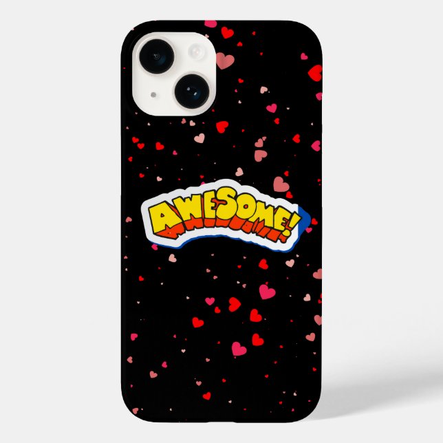 Awesome Typography Case-Mate iPhone Case (Back)
