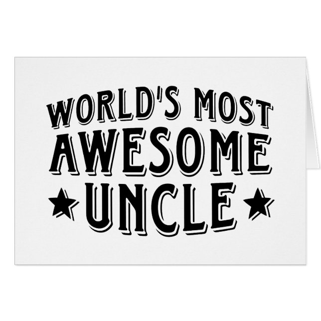 Awesome Uncle (Front Horizontal)