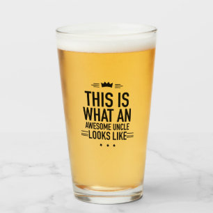 Awesome uncle black glass