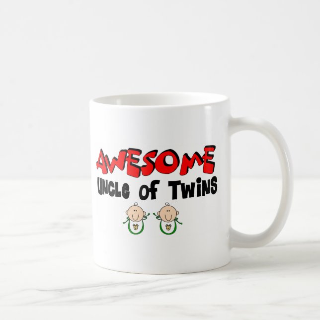 AWESOME UNCLE of TWINS Coffee Mug (Right)