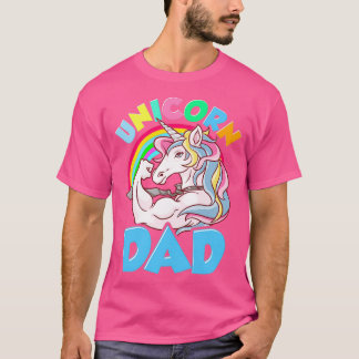 Awesome Unicorn Dad Cool Unicorn Dads Essential T-Shirt