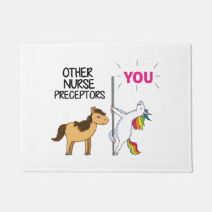 Awesome Unicorn Gift  For Nurse Preceptor   Doormat