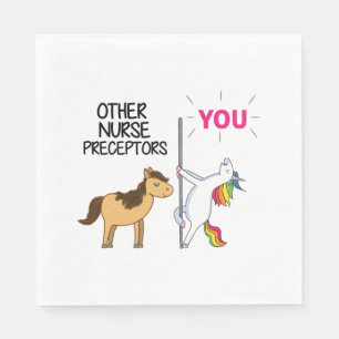 Awesome Unicorn Gift For Nurse Preceptor Napkin