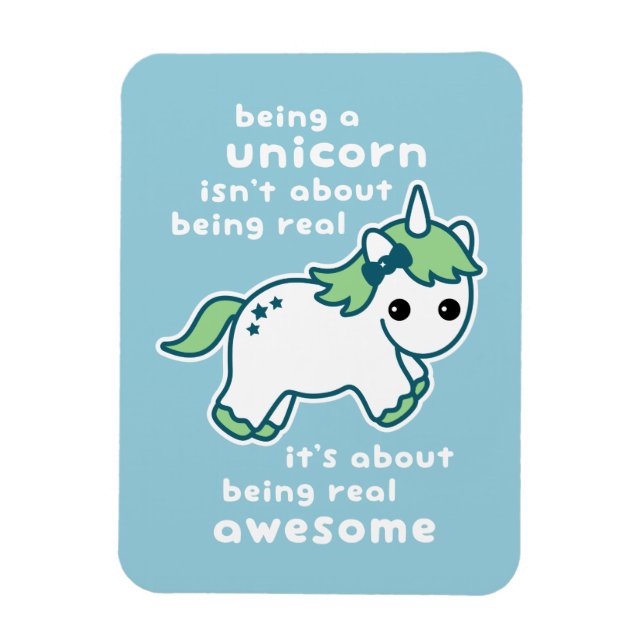 Awesome Unicorn Magnet (Vertical)