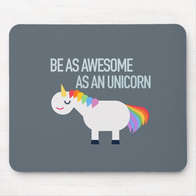Awesome Unicorn Mousepad (Front)