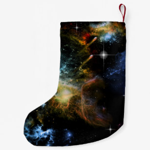 Awesome universe small christmas stocking