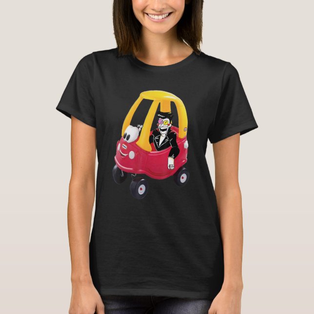 Awesome Videogames Playing Classic Arts Characters T-Shirt (Front)