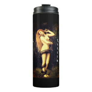 Awesome Vintage Lilith With Snake by John Collier Thermal Tumbler