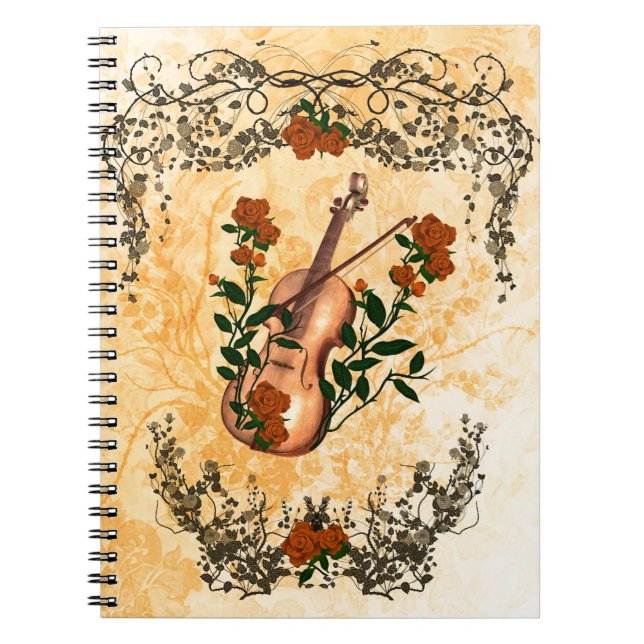 Awesome violin notebook (Front)