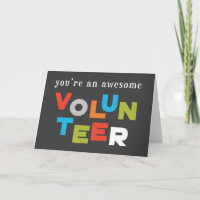 Awesome Volunteer Appreciation