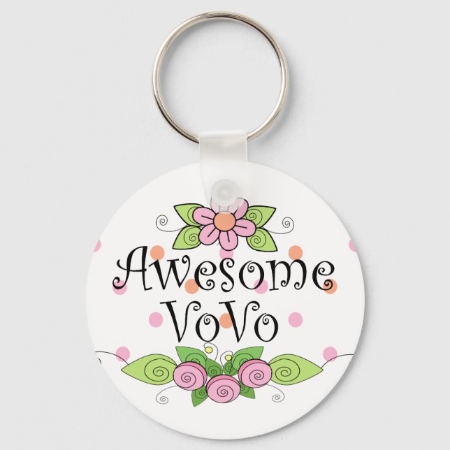 Awesome VoVo T-Shirt Key Ring (Front)