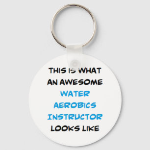 awesome water aerobics instructor coffee mug keych key ring