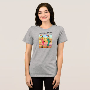 Awesome watercolor gakonga African Art T-shirt Tri-Blend Shirt