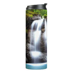 Awesome waterfall Thermal Tumbler