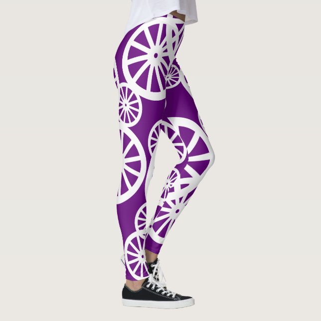 Awesome Wheel Circle Pattern Leggings (Right)