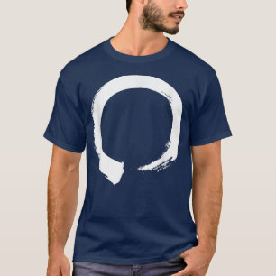 Awesome White Japanese Enso MensWomens T-Shirt