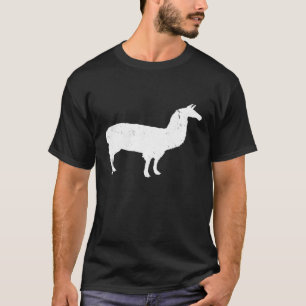 Awesome White Llama Alpaca Animal Cute Cool T-Shirt