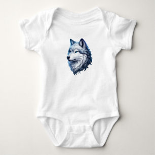 Awesome Wolf Baby Bodysuit