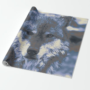 awesome Wolf Wrapping Paper