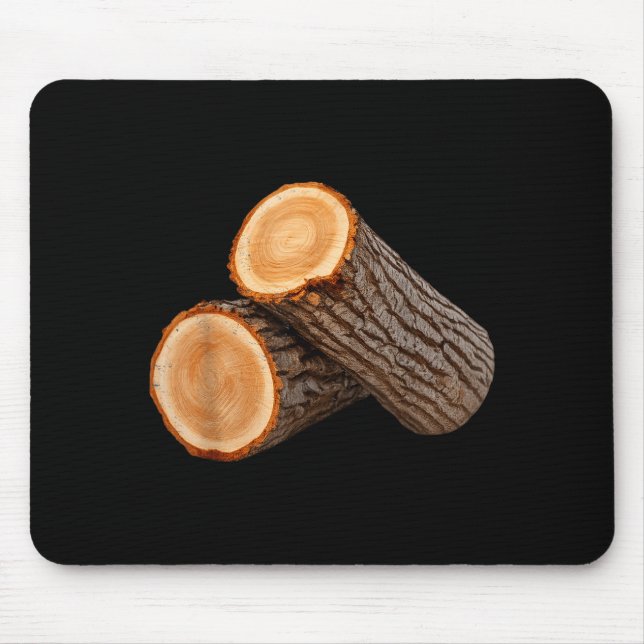 Awesome Wooden Log Costume For Adults And Kids  Mouse Mat (Front)