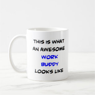 awesome work buddy coffee mug
