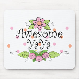 Awesome YaYa T-Shirt Mouse Mat