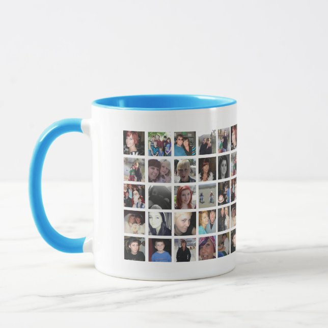 Awesome Your Own 30 Picture Instagram Photo Mug (Left)