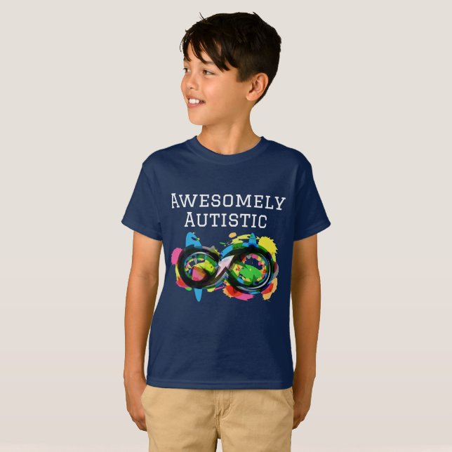 Awesomely Autistic T-Shirt (Front Full)