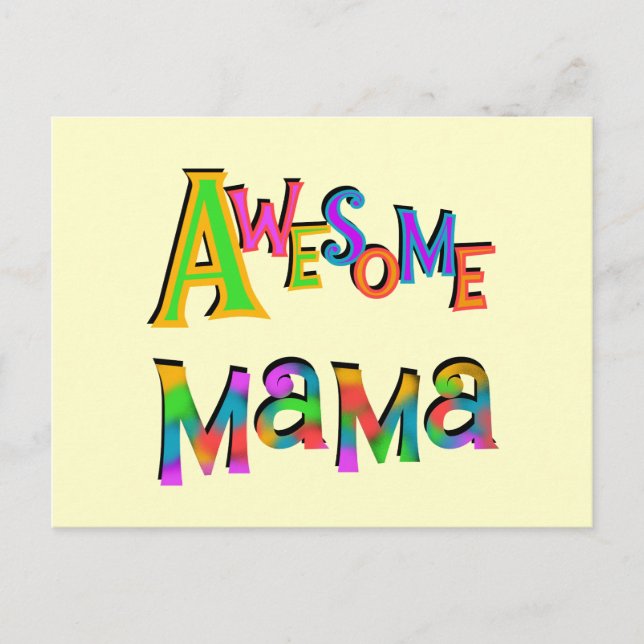 awesomemama.png postcard (Front)