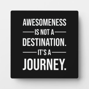 Awesomeness - Funny Gym, Hustle, Success Plaque