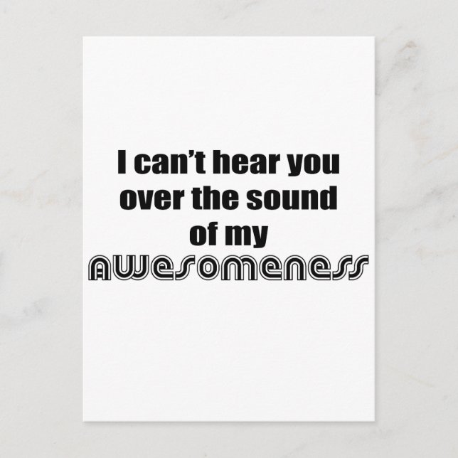 Awesomeness Postcard (Front)