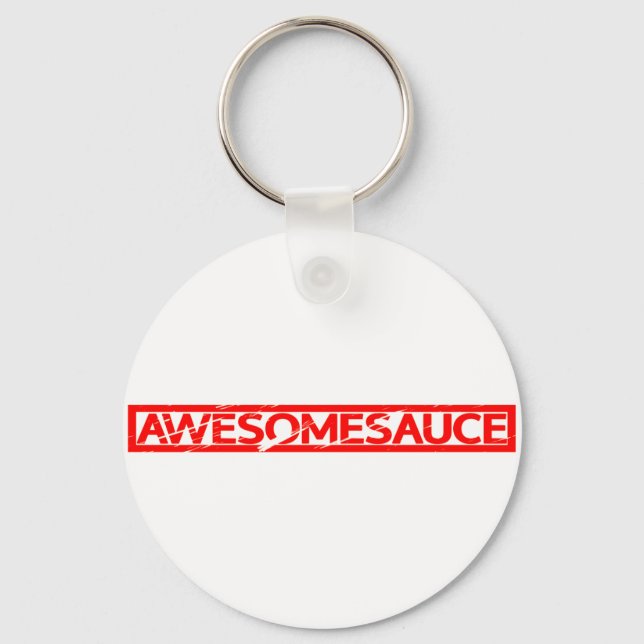 Awesomesauce Stamp Key Ring (Front)