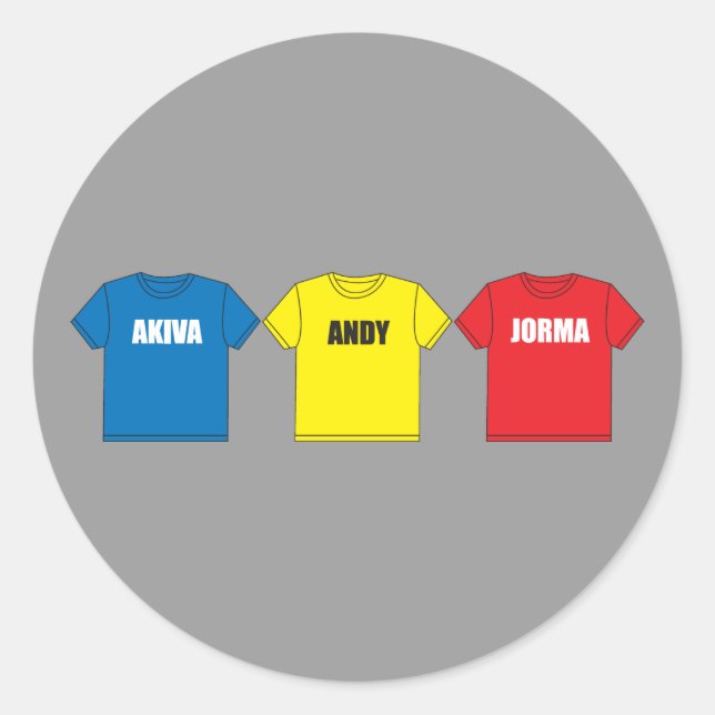 Awesometown Classic Round Sticker (Front)