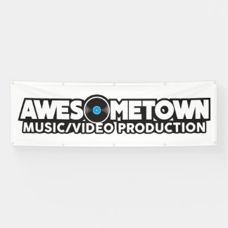 Awesometown Outdoor Banner w/ grommets