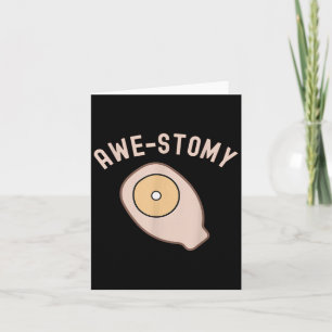 Awestomy Awesome Ostomy Patient Ostomate Motivatio Card