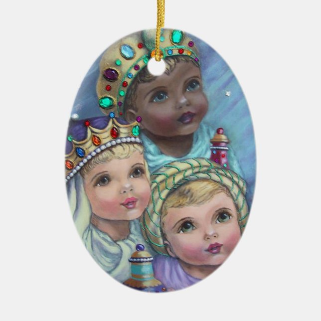 "AWESTRUCT CHERUBS"  ORNAMENT (Front)