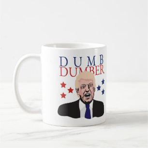 Awful dumb dumber Donald Trump mug