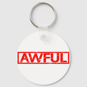Awful Stamp Key Ring