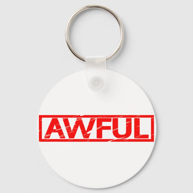 Awful Stamp Key Ring (Front)