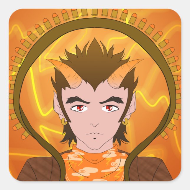 AWGRaijin Square Sticker (Front)