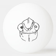 Awkward Chameleon Ping Pong Ball