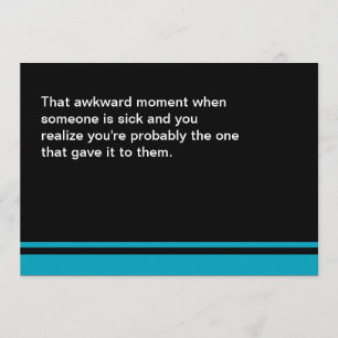 Awkward Moment Get Well Soon Card