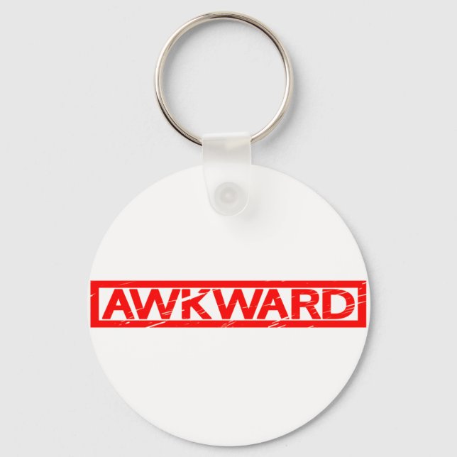 Awkward Stamp Key Ring (Front)