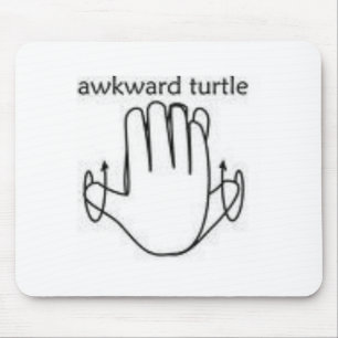 awkward turtle mouse mat