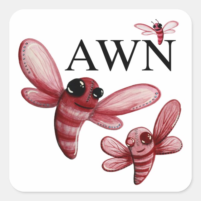 AWN Classic Logo Stickers (Front)